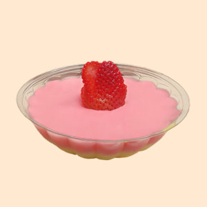 Postre de dos colores