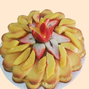 Torta flor de Durazno